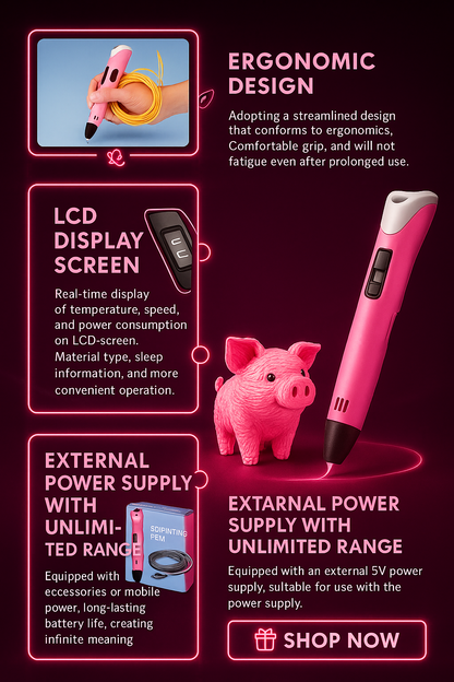 3D MAGIC PENS by Pelivi